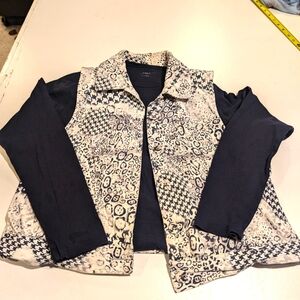Collared Denim weight cotton vest